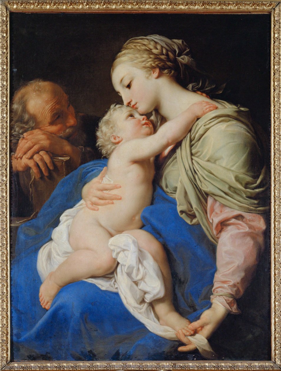 Kutsal Aile (tuval üzerine resim) by Pompeo Girolamo Batoni