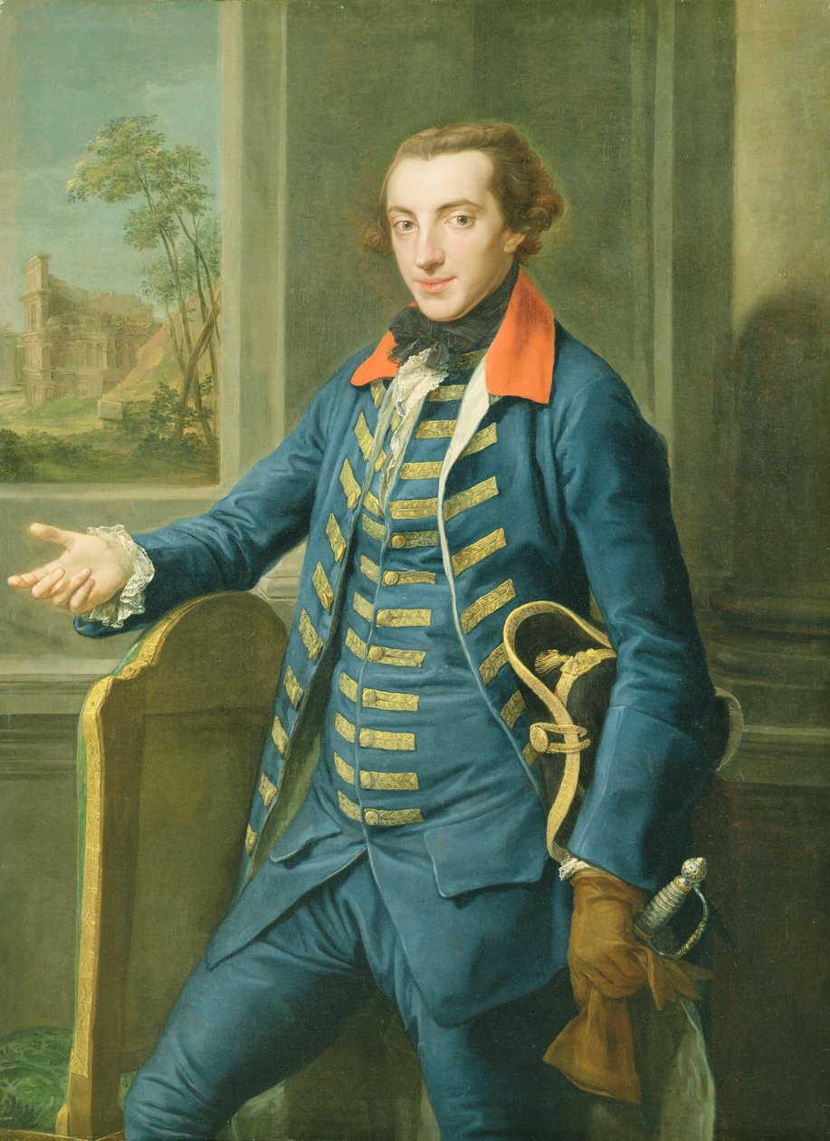 William Weddell (1736-92) c.1765 (tuval üzerine yağlı boya) by Pompeo Girolamo Batoni