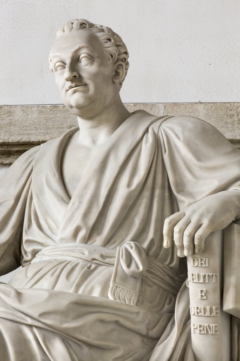 Cesare Beccaria Heykeli by Pompeo Marchesi