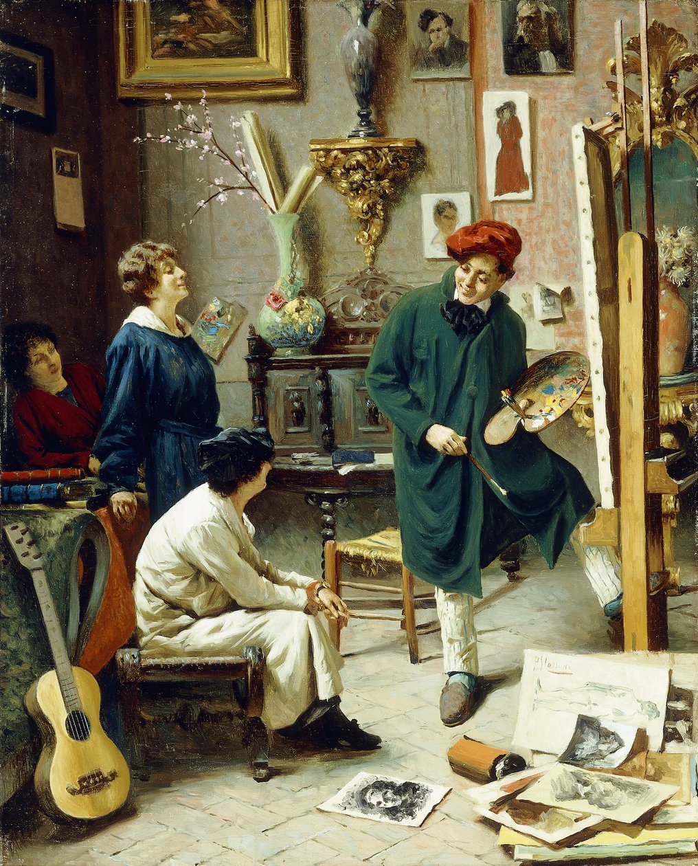 Sanatçının Stüdyosu, by Pompeo Massani