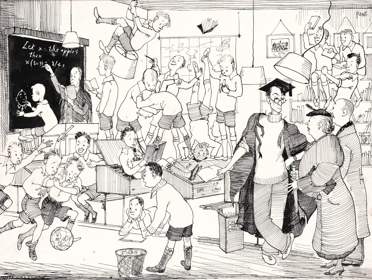 Tabii ki, burada ego için dümdüz gidiyoruz, Punch, 27 Kasım 1935 by Pont 1908 40 Pont 1908 40