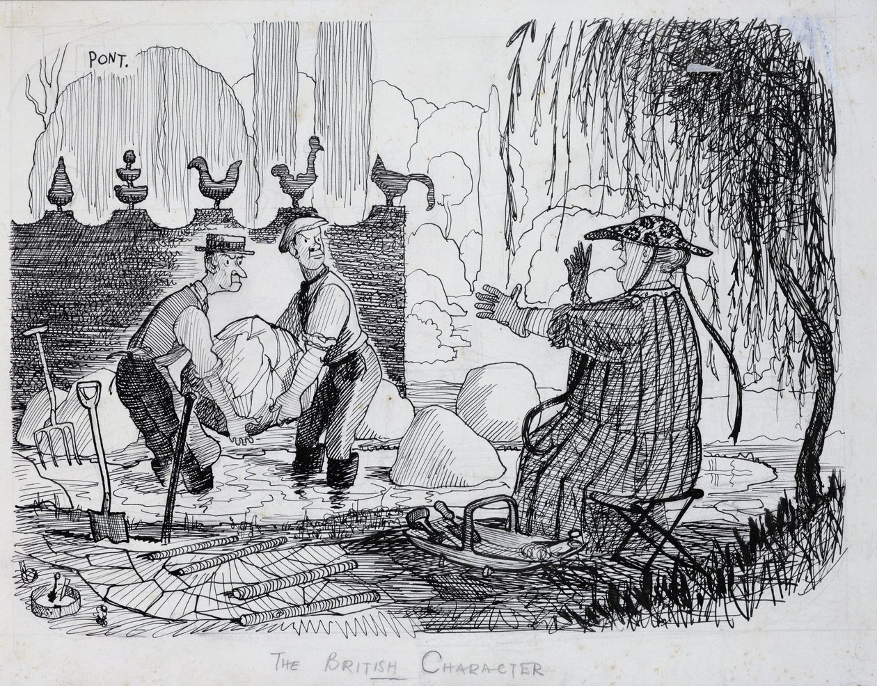 İngiliz Karakter - Bahçıvanlık Coşku, 1938 by Pont 1908 40 Pont 1908 40
