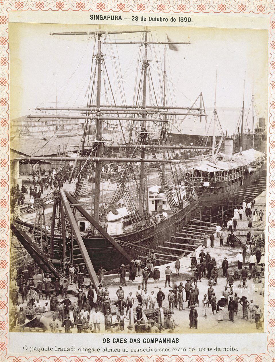 Singapur, 28 Ekim 1890 by Portuguese Photographer