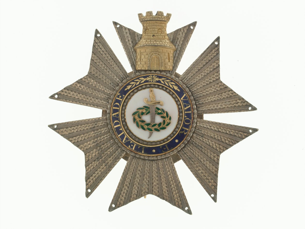 Rozet, Kule Nişanı ve Kılıç, Portekiz, General Sir Galbraith Lowry Cole by Portuguese School