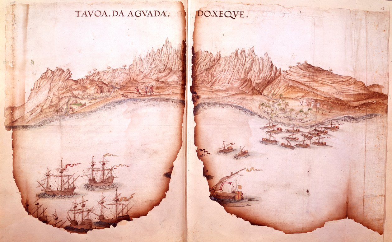 Cotton Tiberius D. IX, ff.11v-12 Aguada