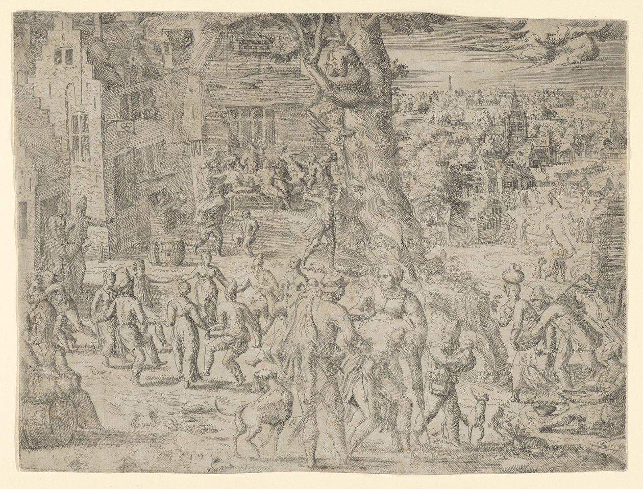 Köy Panayırı, 1549., 1549. by Possibly by Peeter van der Borcht.