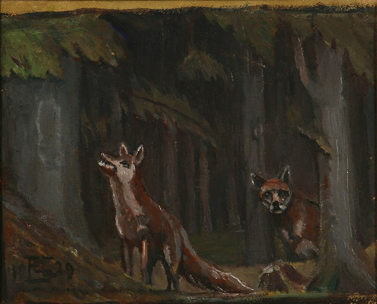Ormandaki tilkiler by Poul Simon Christiansen