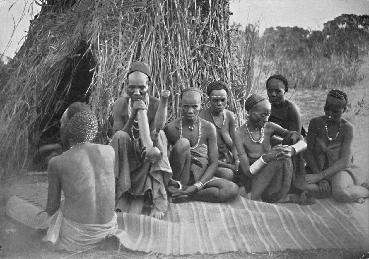 Bangweulu Gölü yakınından Ba-Bisa halkı: Doğu Afrika Bantu, 1902 by Poulet Weatherley