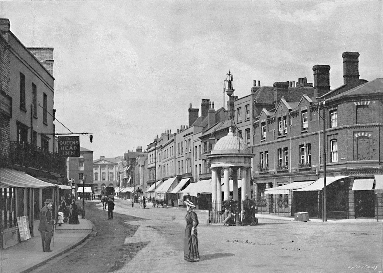 Chelmsford: High Street, c1896 by Poulton and Co