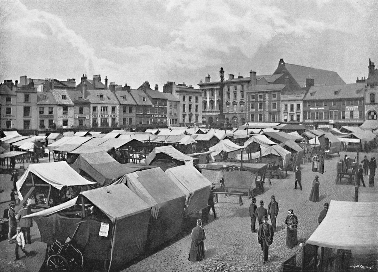 Pazar Yeri, Northampton, c1896 by Poulton and Co