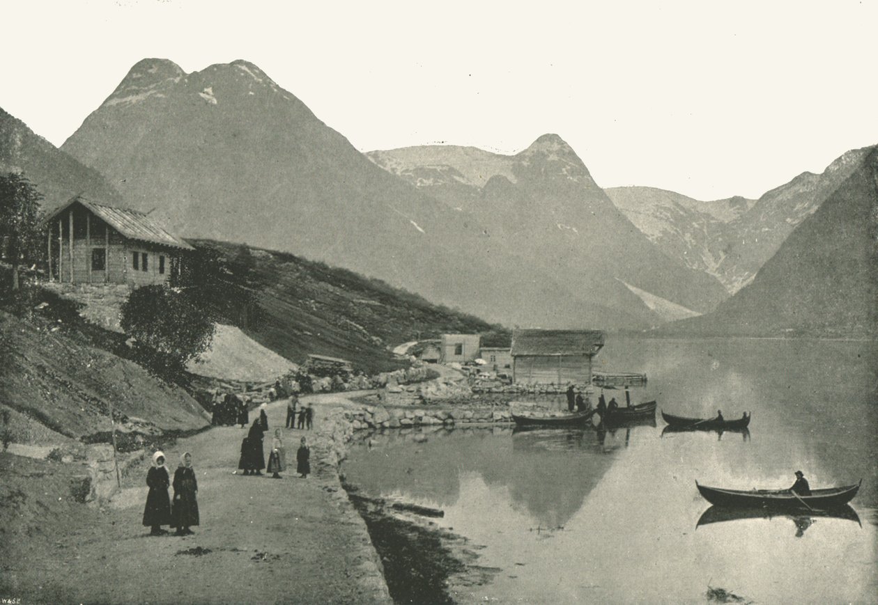Mundal, Fjaerlandsfjorden