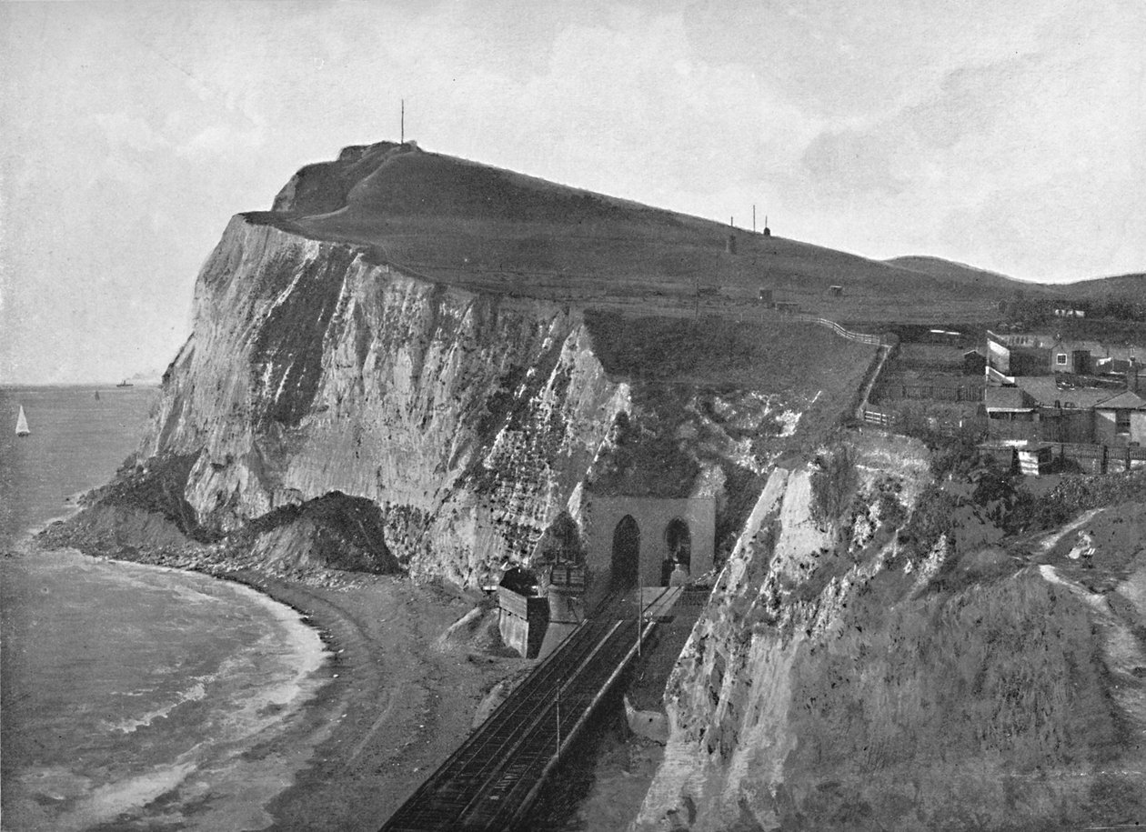 Shakespeare Cliff, Dover, c1896 by Poulton and Co