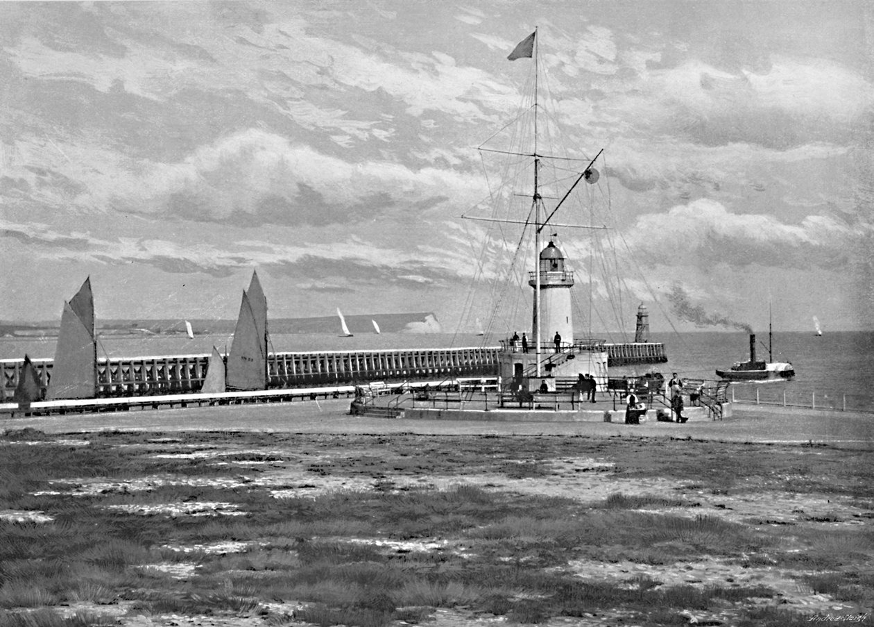Sinyal İstasyonu, Newhaven, c1896 by Poulton and Co