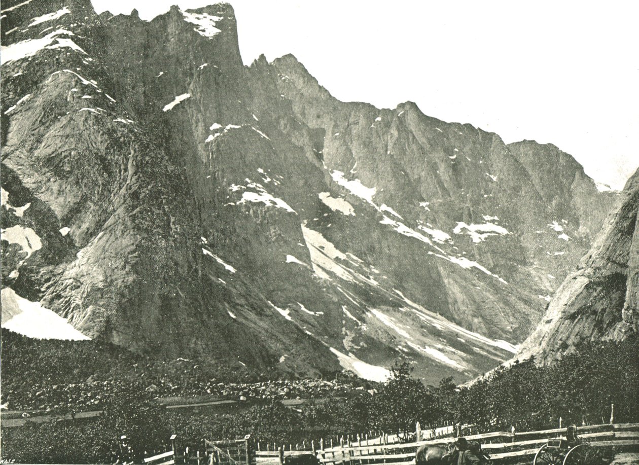 Trolltindane Dağları, Horgheim, Norveç, 1895. by Poulton and Co