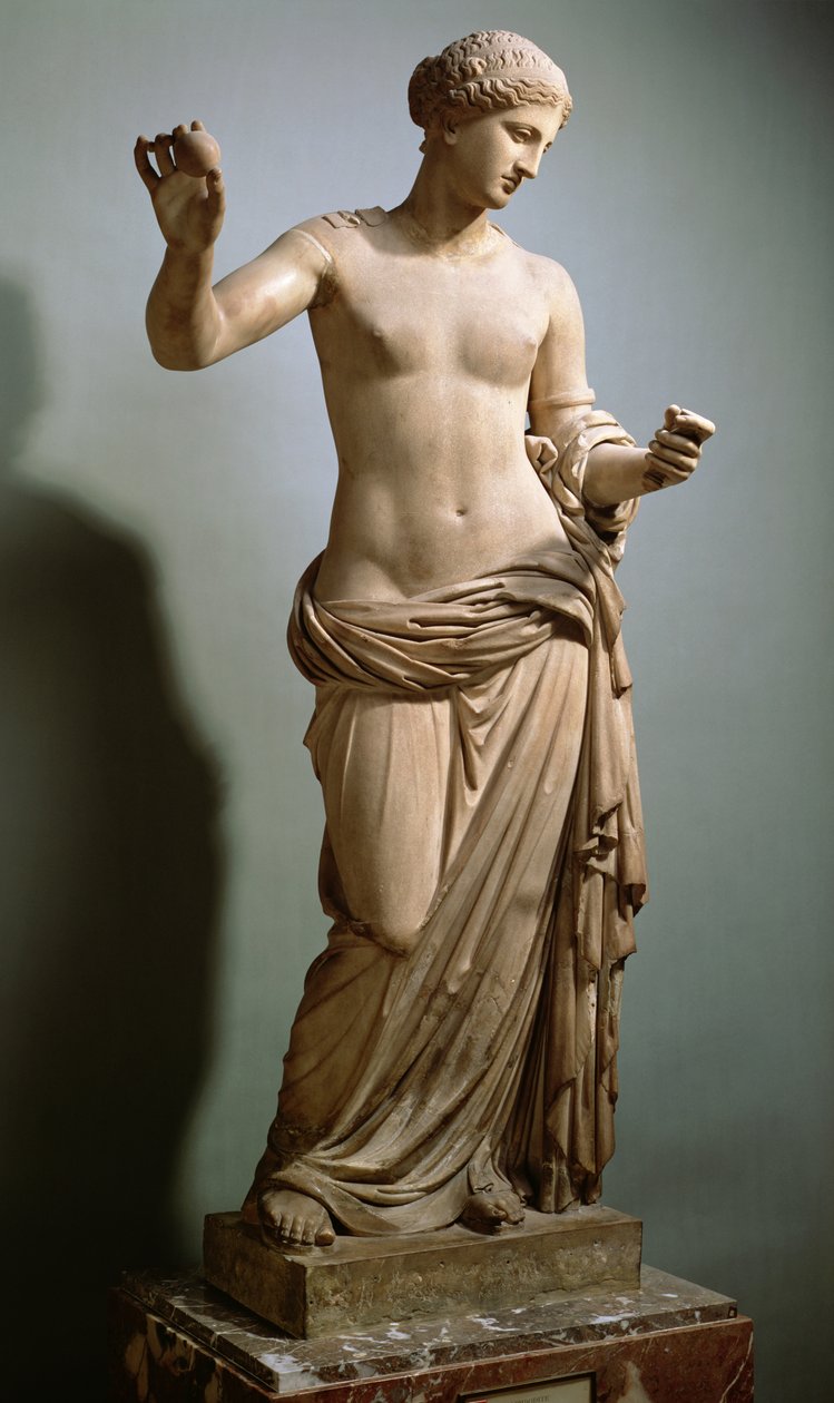 Arles Venüsü, bir Yunan orijinalinin Roma kopyası, yaklaşık MÖ 30-14 MS (mermer) by Praxiteles