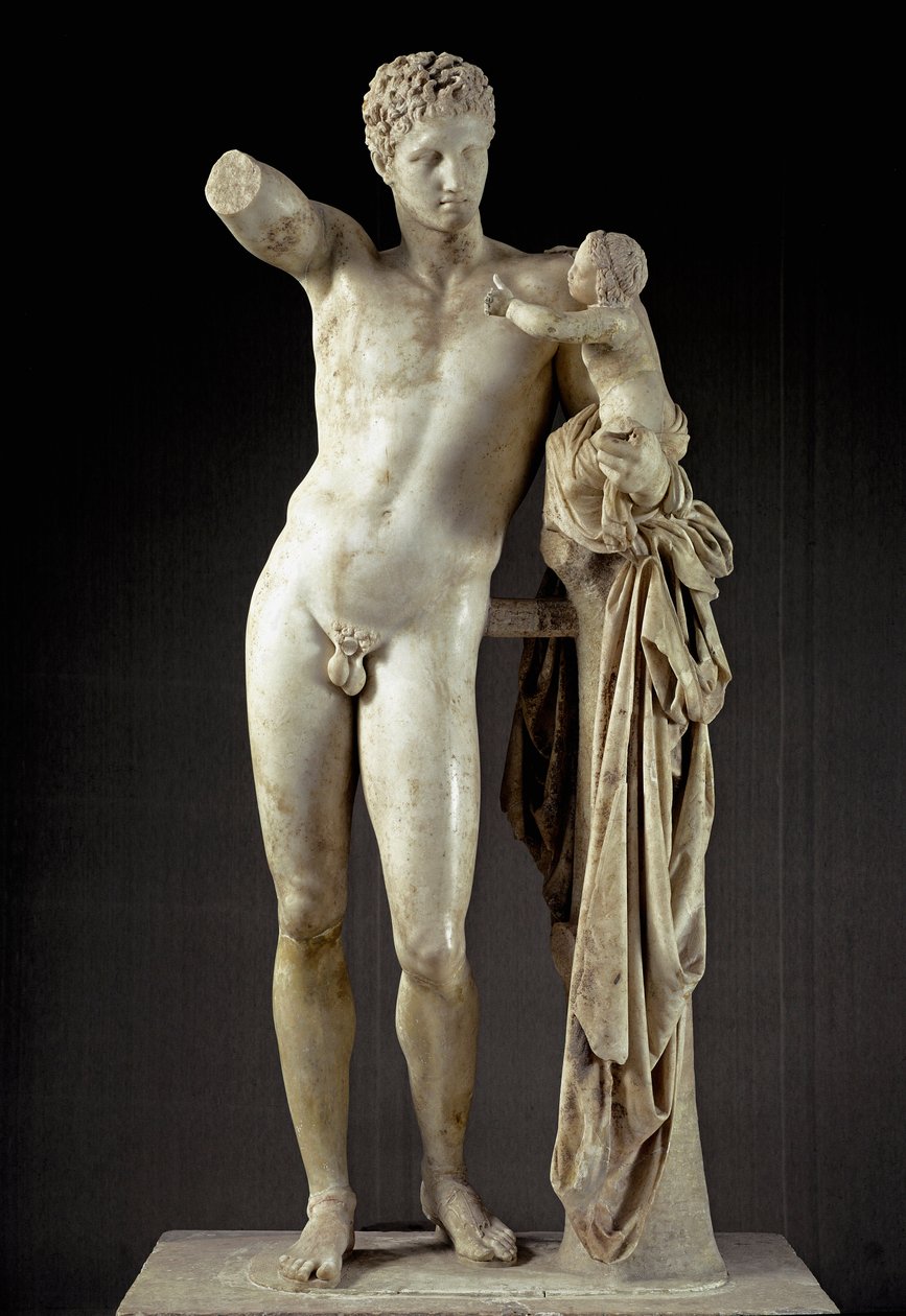 Yunan Sanatı: Hermes ve Dionysos çocuğu - Olympia
