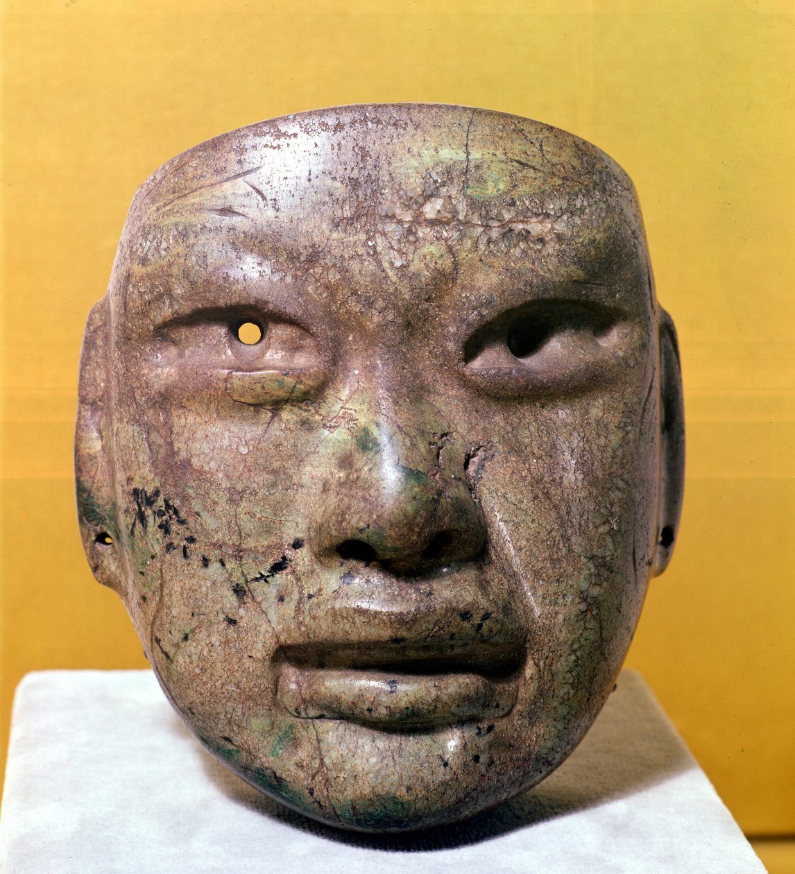 Cenaze maskesi, Olmec, Meksika
