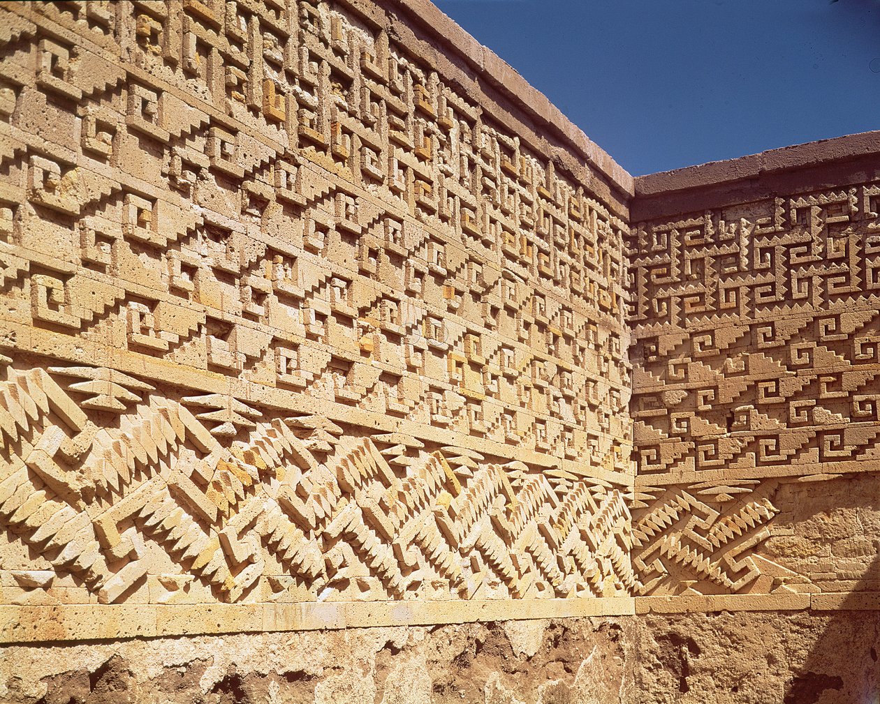 Patio de las Grecas'tan mozaik duvar, Postklasik dönem (900-1521) by Pre Columbian