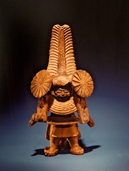 Uzatılmış başlıklı figür, Remojadas Kültürü, Vera Cruz (seramik) by Pre Columbian Pre Columbian
