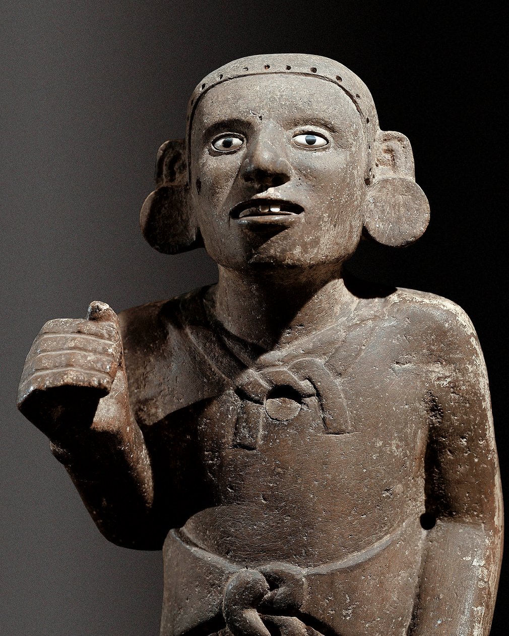 Kolomb öncesi medeniyet: bir Aztek rahibinin heykeli by Pre Columbian