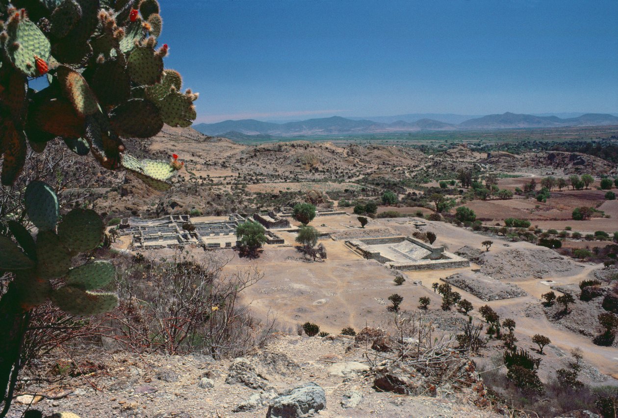 Kentin havadan görünümü, Geç Klasik Dönem by Pre Columbian