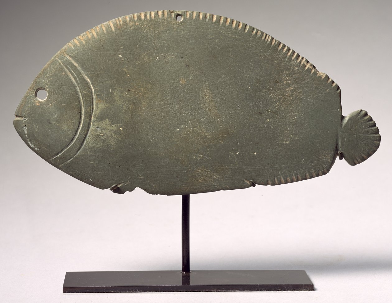 Tilapia balık paleti, Geç Naqada II-III Dönemi, yaklaşık MÖ 3300-3000 (yeşil şist) by Predynastic Period Egyptian