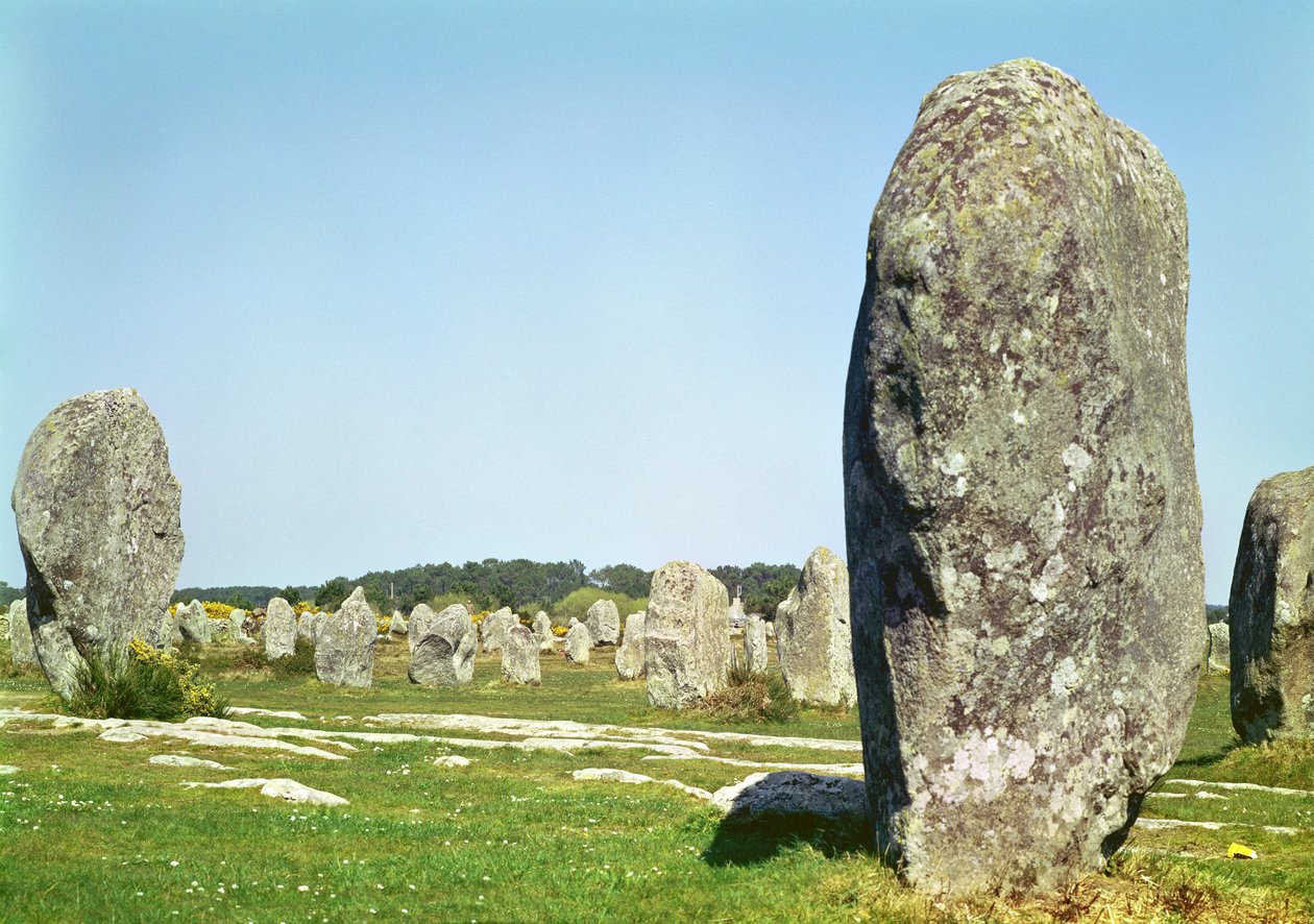 Ayakta duran taşların hizalanması, Megalitik Dönem, MÖ 4.-3. binyıl by Prehistoric