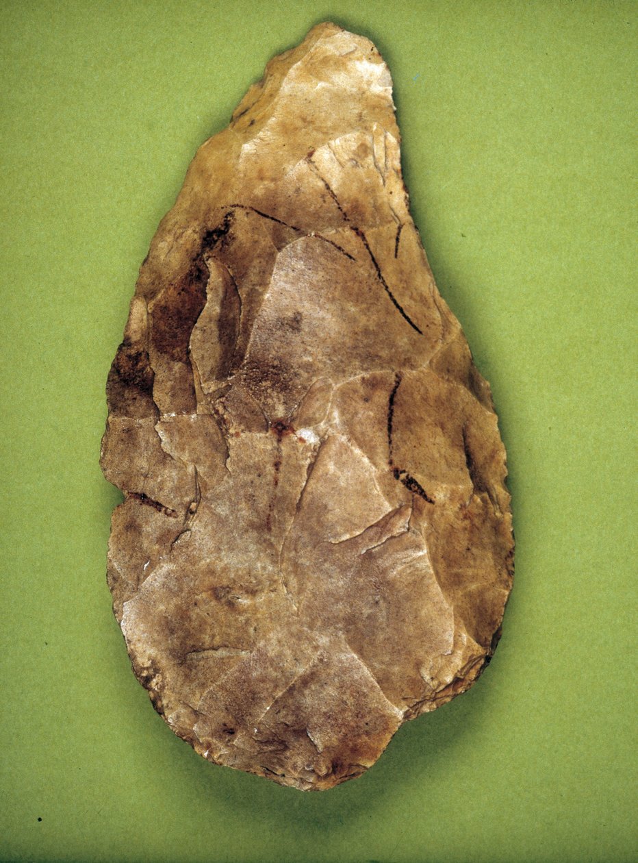 Acheulean cilalayıcı (Orta Paleolitik) Museo archeologico de Milan by Prehistoric Prehistoric