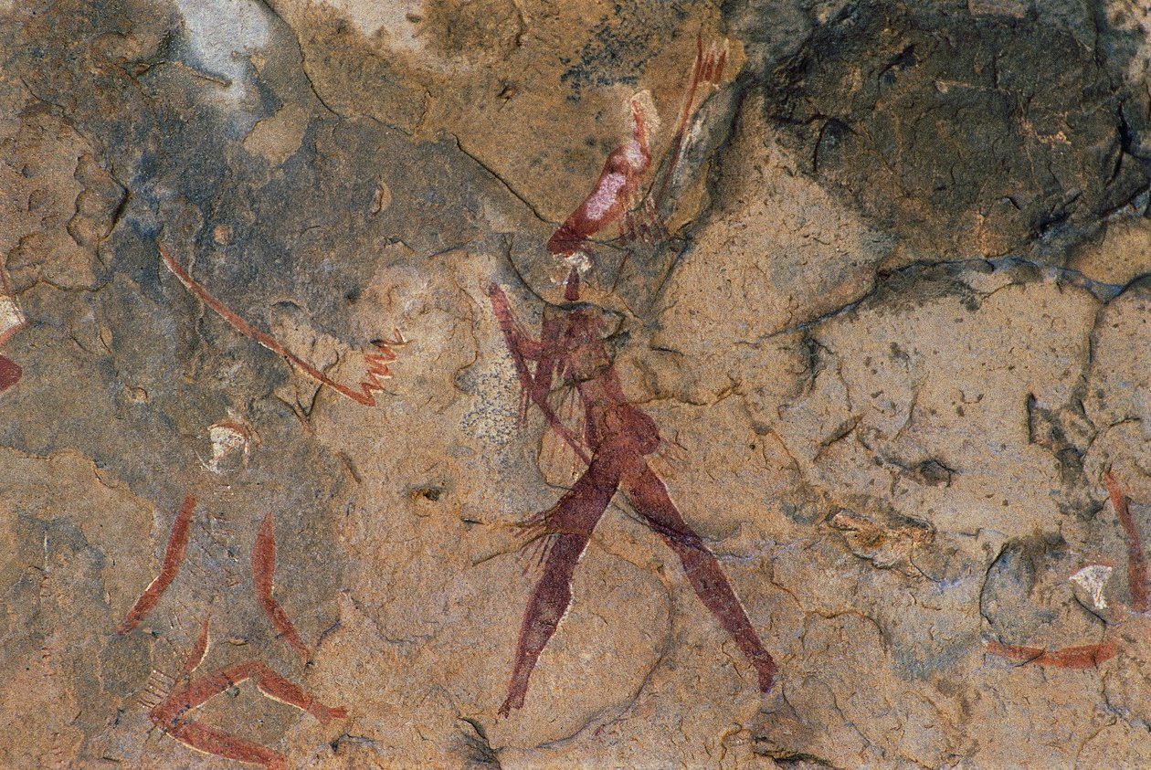 İnsan Figürü (mağara resmi) by Prehistoric Prehistoric