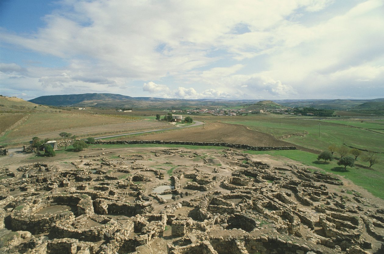 İtalya, Sardinya Bölgesi, Barumini, Medio Campidano eyaleti, 'Su Nuraxi' arkeolojik alanı by Prehistoric Prehistoric