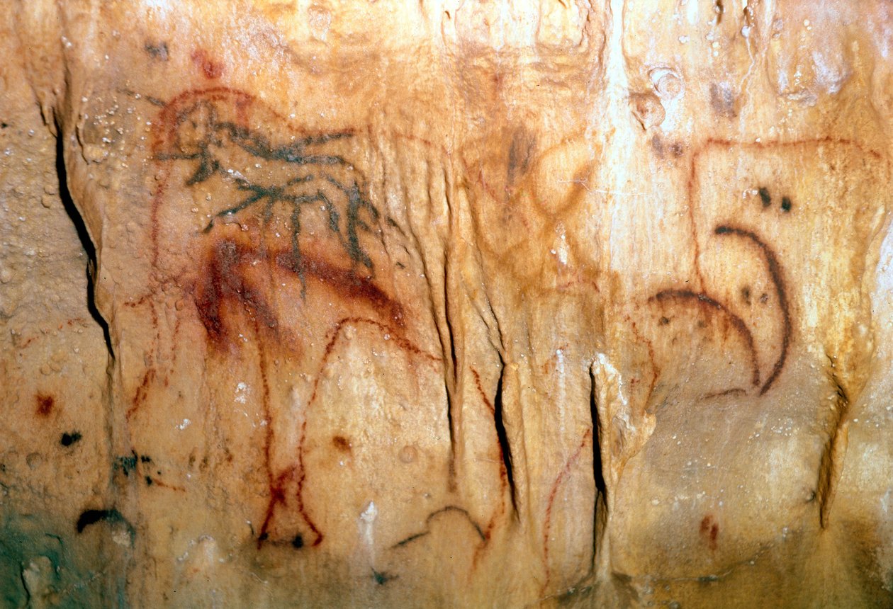 Prehistorya: yaralı bir adam (Taş boyama) by Prehistoric Prehistoric