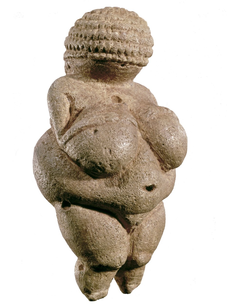 Willendorf Venüsü, MÖ 23000 (Üst Paleolitik) (kireçtaşı) by Prehistoric Prehistoric