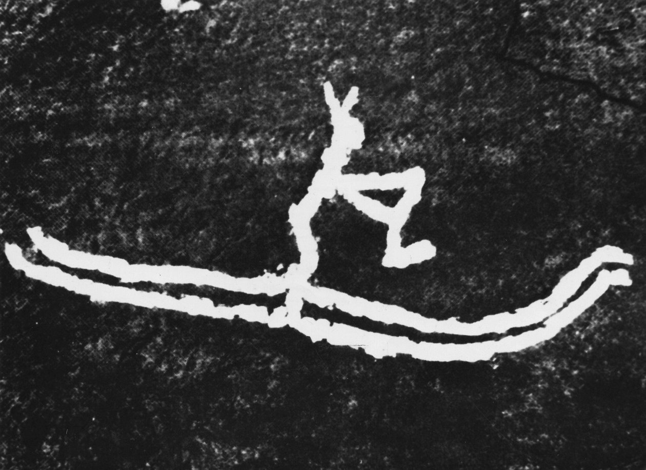 Kayağın en eski plastik temsili: 1933