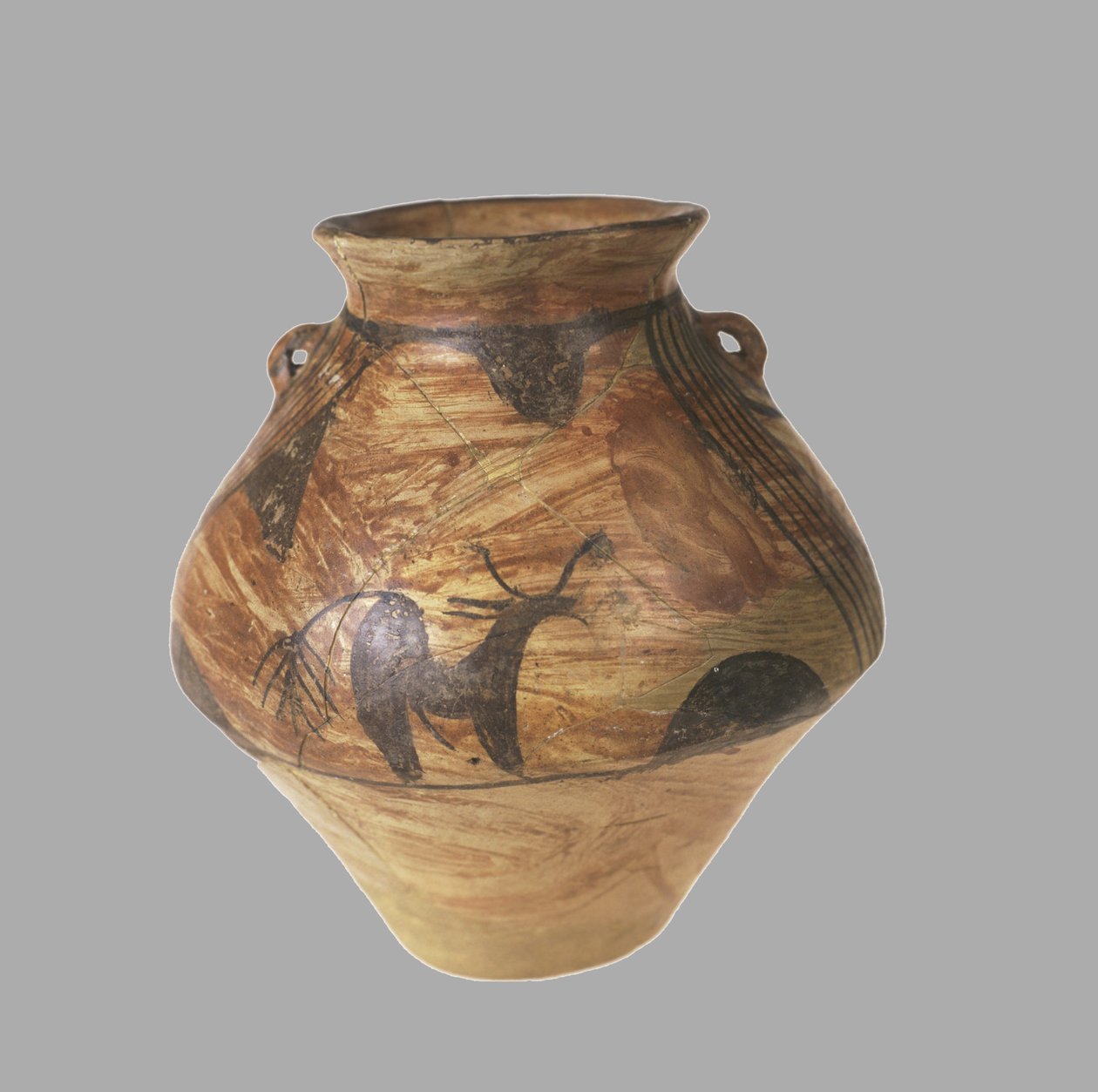 Zoomorfik Resimli Amfora, MÖ 3800-3600 by Prehistoric Russian Culture