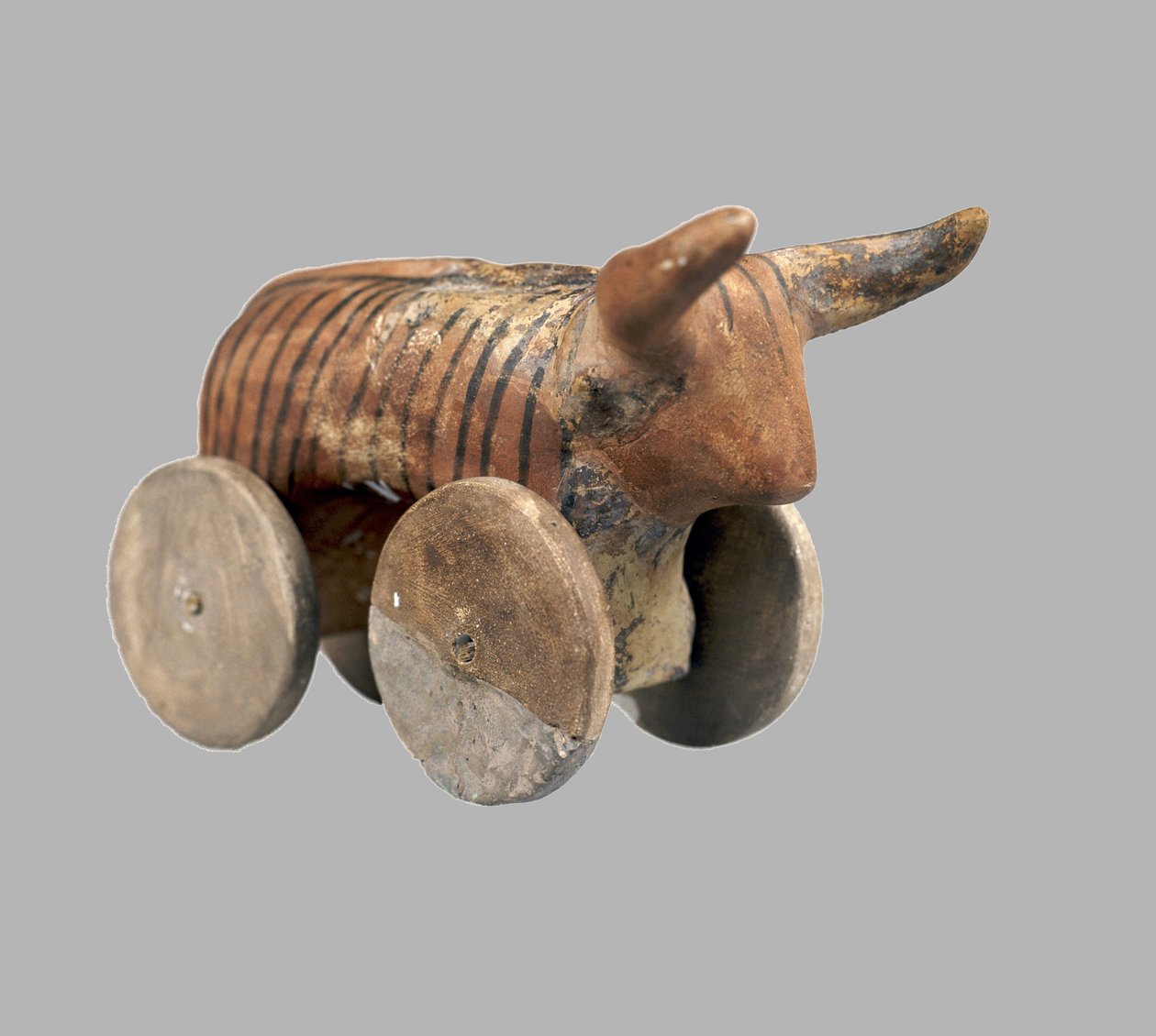 Tekerlekli Zoomorfik Heykelcik, MÖ 3950-3500 by Prehistoric Russian Culture