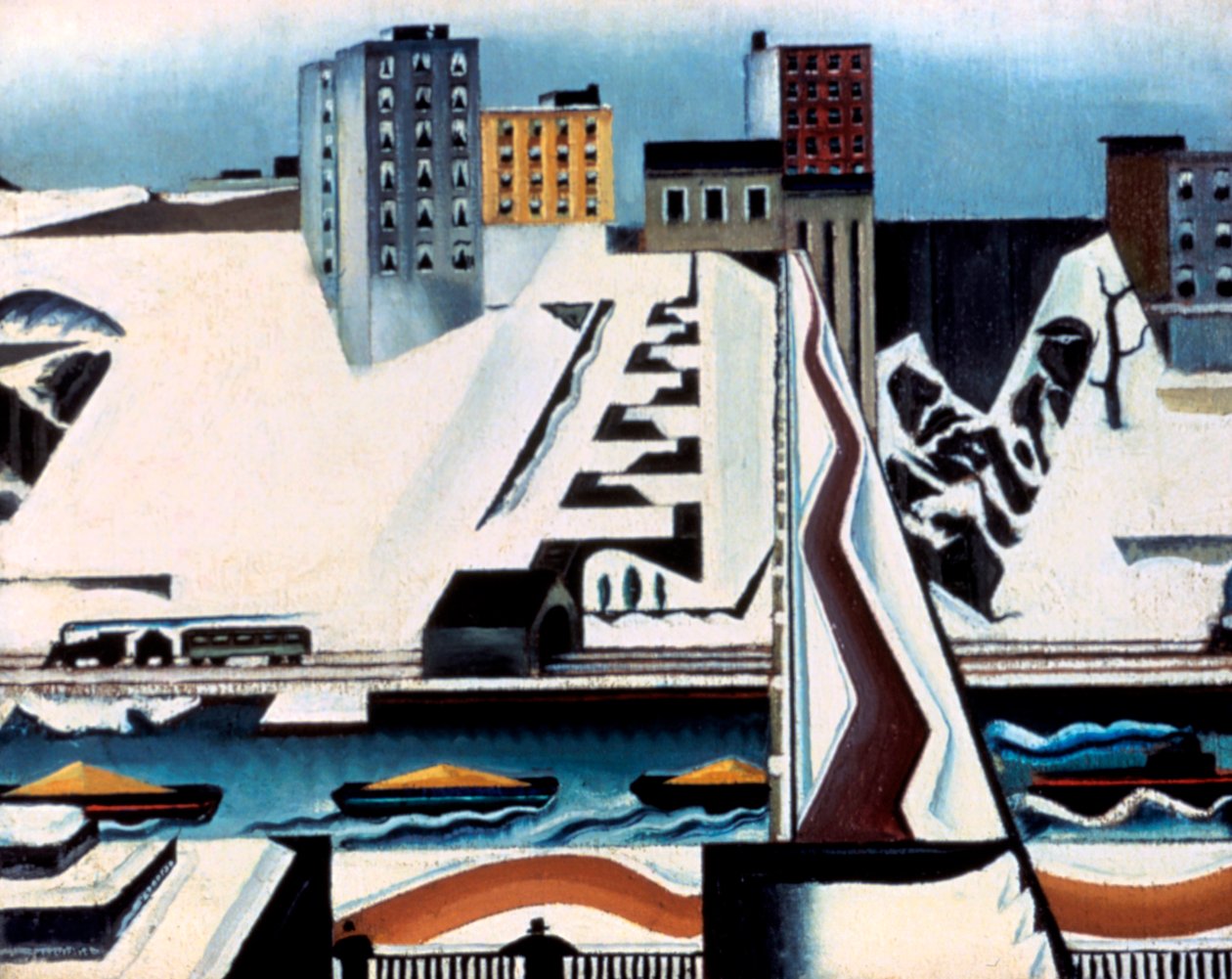 Harlem Nehirleri, 1928 by William Preston Dickinson