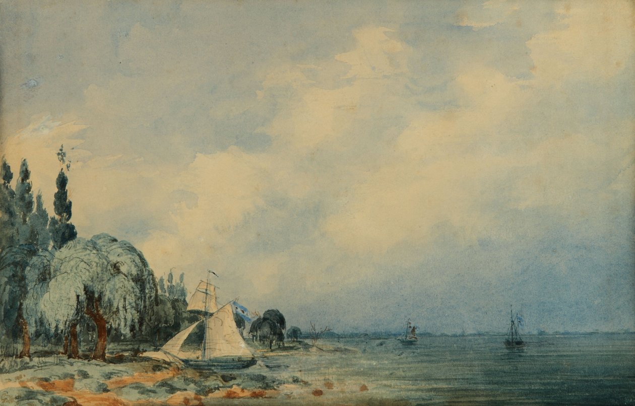 Sahil manzarası (San Isidro) by Prilidiano Pueyrredon