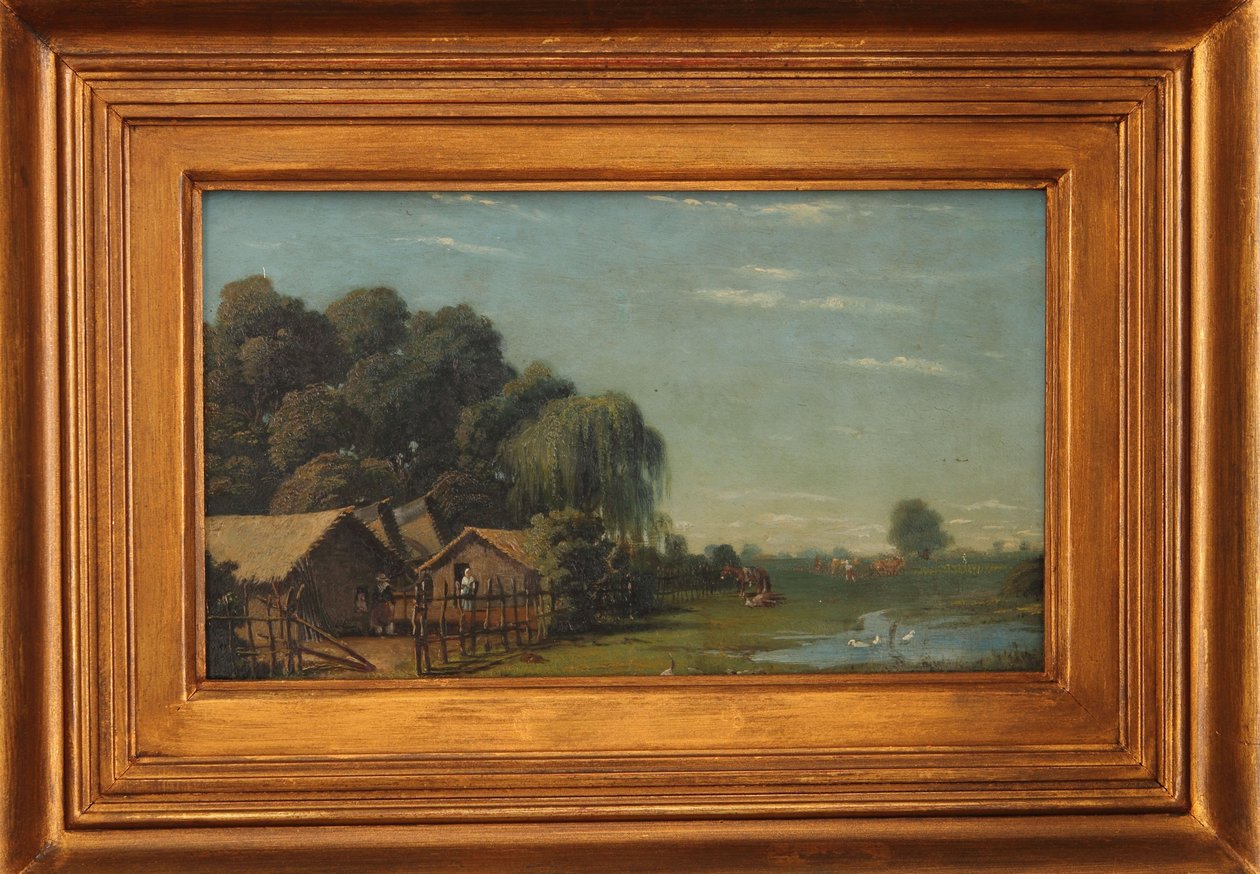 Ranchería de San Isidro by Prilidiano Pueyrredon