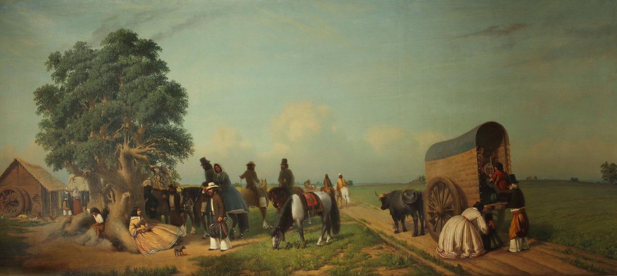 Alanda bir durak by Prilidiano Pueyrredon