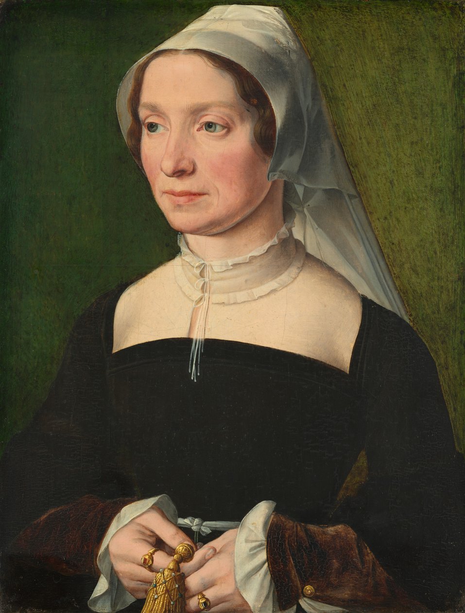 De Hondecoeter Ailesinin Bir Üyesinin Karısı by Probably Antwerp 16th Century