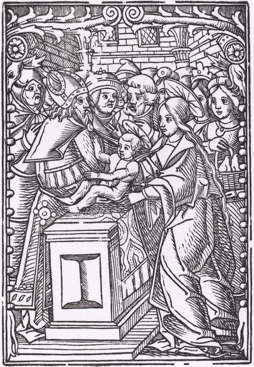 Tapınakta Sunum by Probably French 16th Century