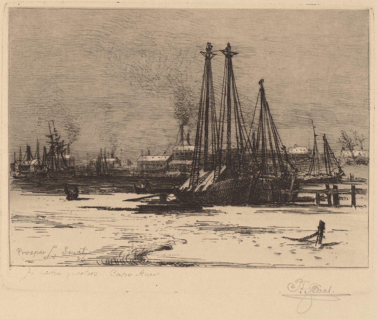 Kış Mahallesi - Cape Ann by Prosper Louis Senat