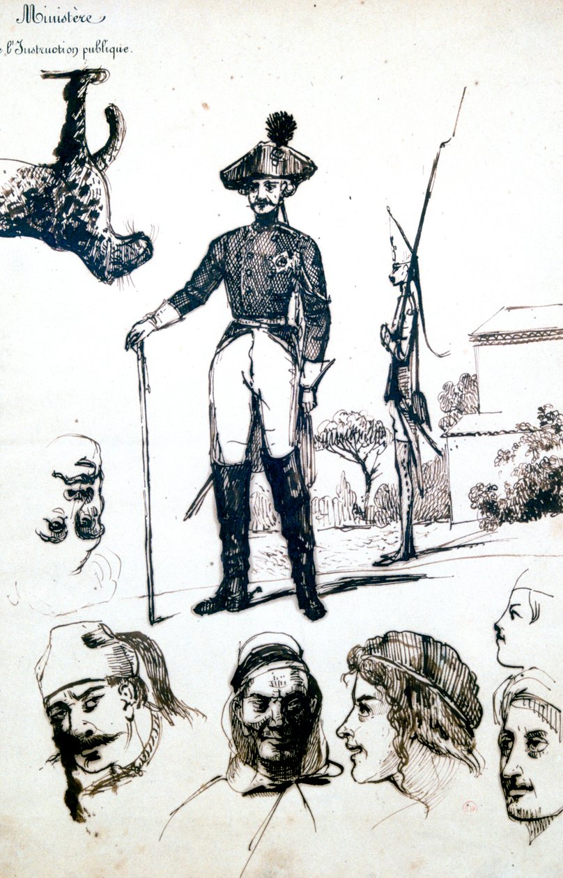 Çalışma, Bir Asker Zırhı, c1823-1870 by Prosper Merimee