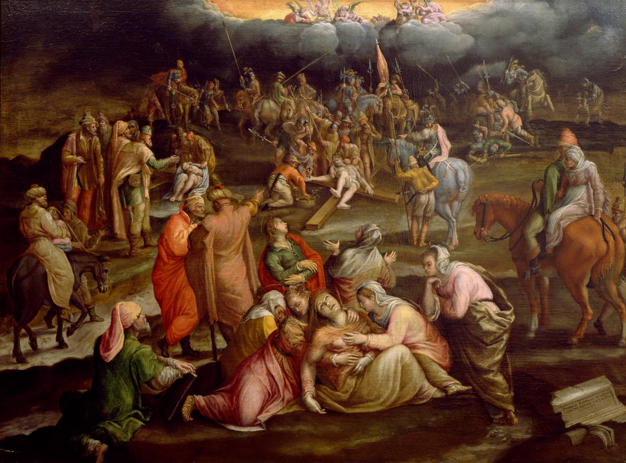Çarmıha Gerilme, Prospero Fontana (1512-1597) by Prospero Fontana