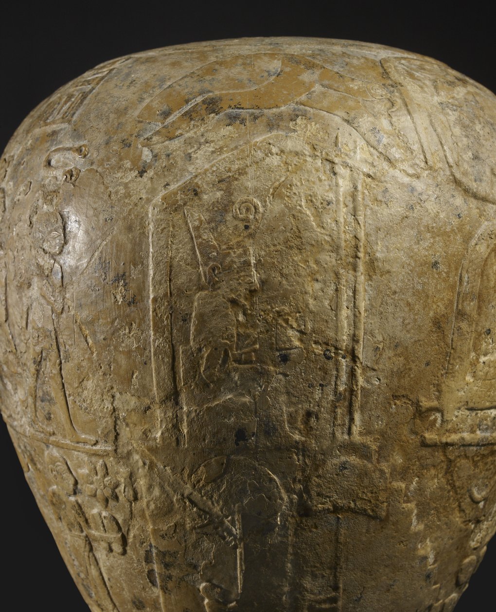 Narmer kireçtaşı mızrak başı by Protodynastic Period Egyptian