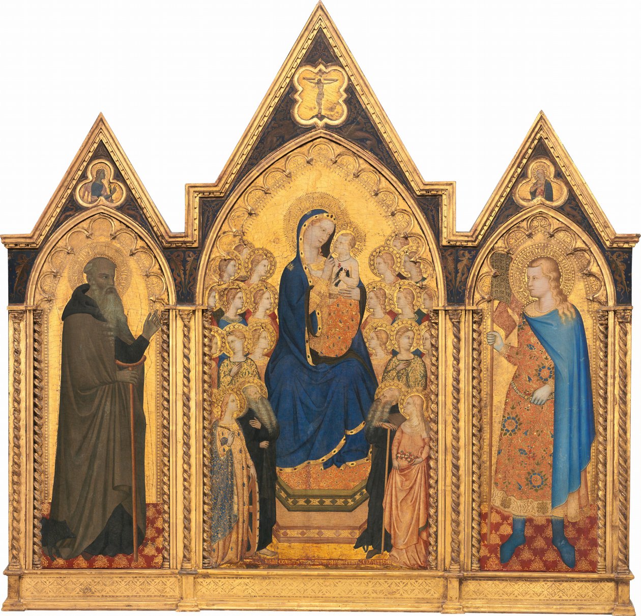 Aziz Venantius [sağ panel] by Puccio di Simone and Allegretto Nuzi
