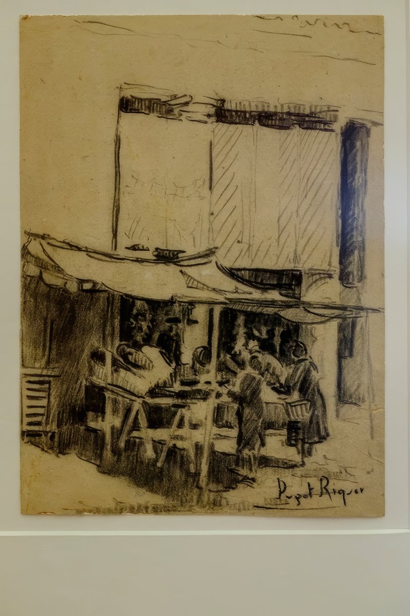 meydan, Narcís Puget Riquer, karakalem, Puget müzesi, Can LLaudis
