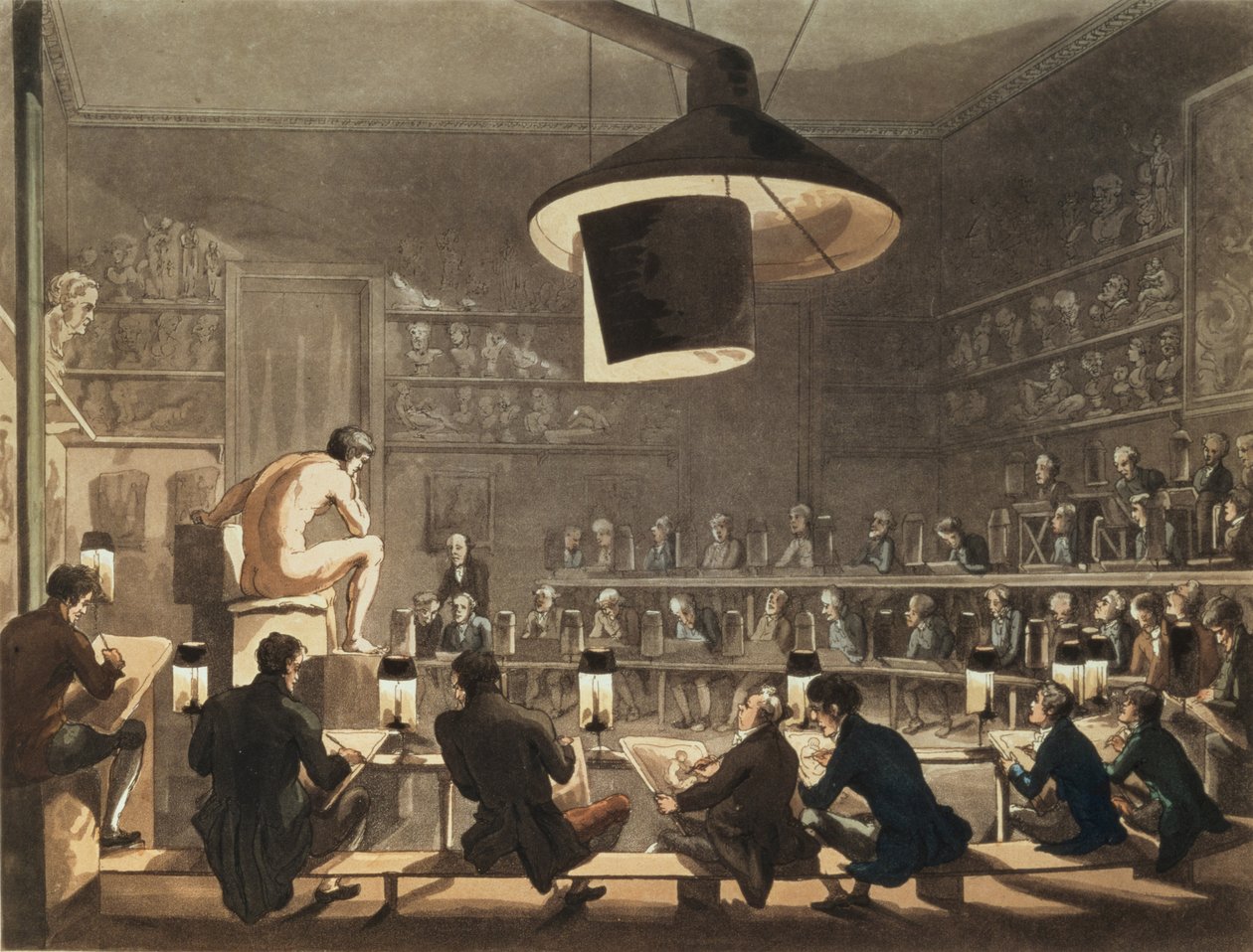 Richard Banks Harraden (1778-1862) (aquatint) tarafından oyulmuş Kraliyet Akademisi