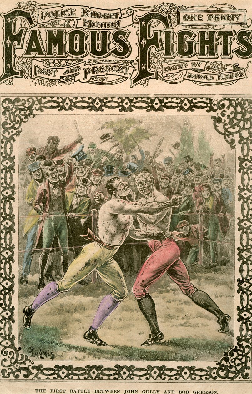John Gully ve Bob Gregson arasındaki ilk savaş, 1807, 19. yüzyılın sonları veya 20. yüzyılın başlarında. by Pugnis