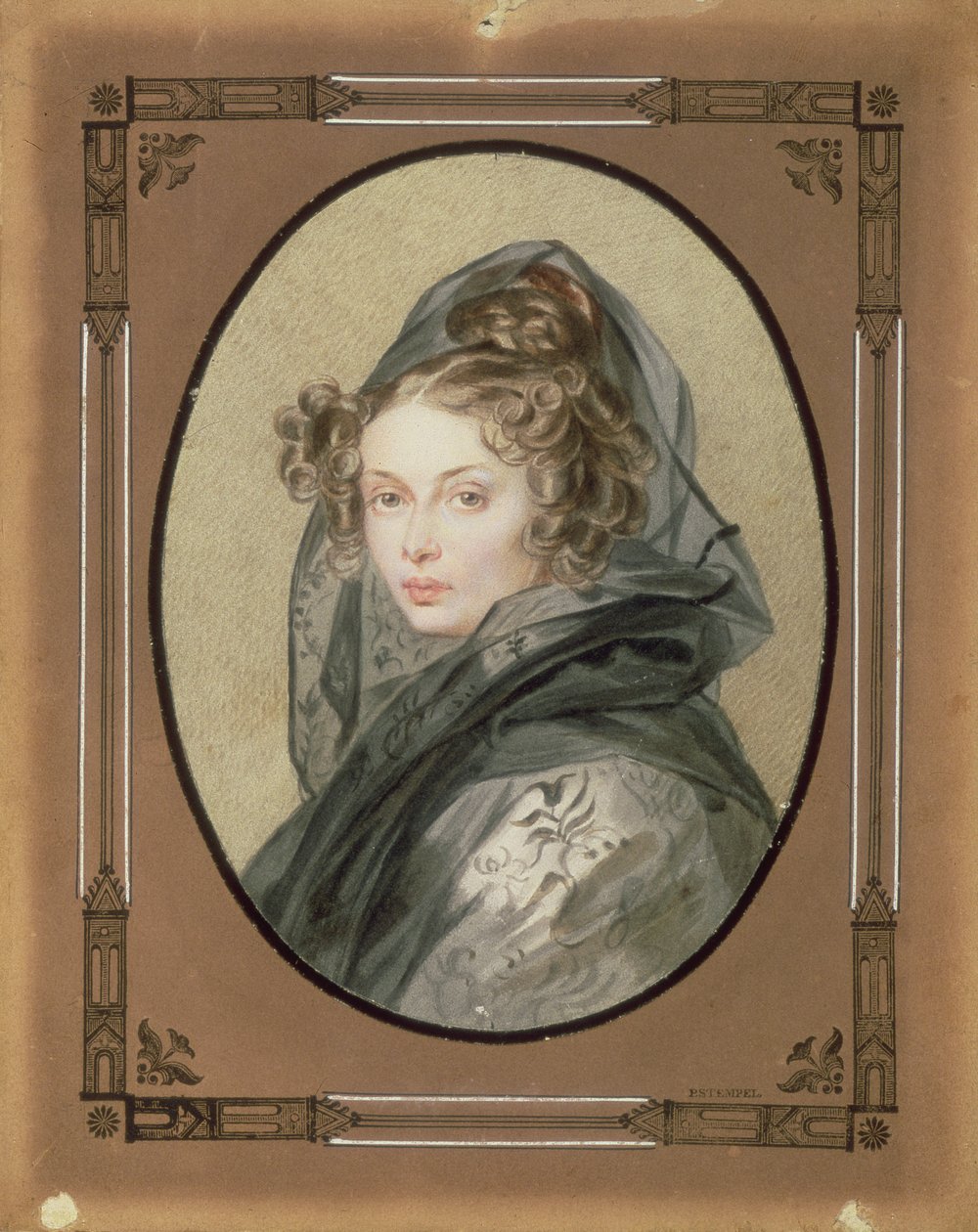 Alexandra Grigorievna Muravyova'nın (1804-32) portresi, 1825 (bkz. 74426) by Pyotr Fyodorovich Sokolov